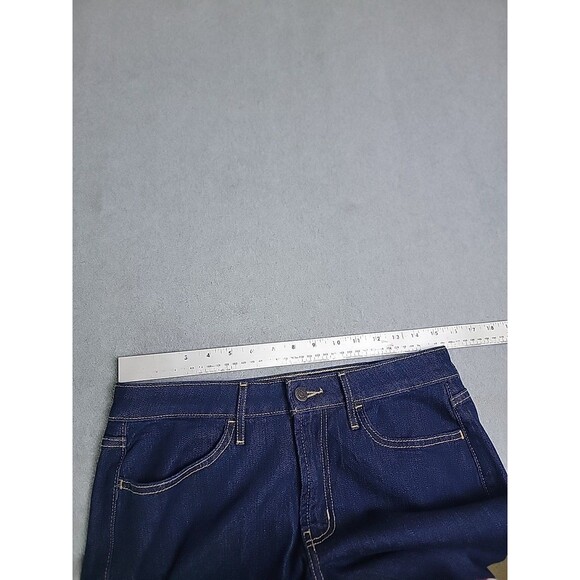 Old Navy Jeans Womens 10 P Petite 30x29 Wide Dark Blue Stretch High Rise Boho - Picture 5 of 13